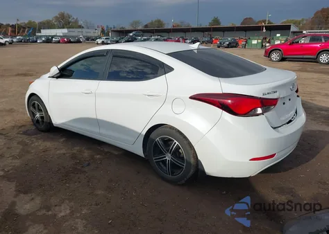 2015 Hyundai Elantra Se from USA, damaged, VIN 5NPDH4AE2FH631985